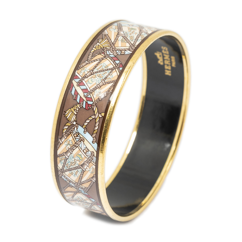 Hermes Enamel Bangle MM